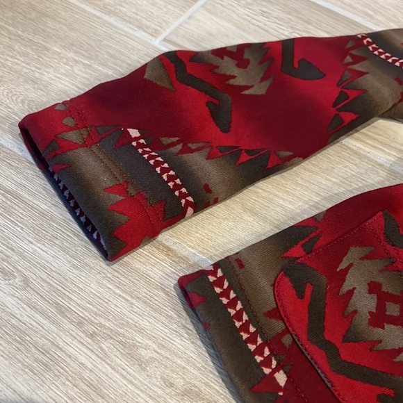 Ralph Lauren jeans LRL cardigan size L Aztec print toggle sweater southwestern - Picture 5 of 9